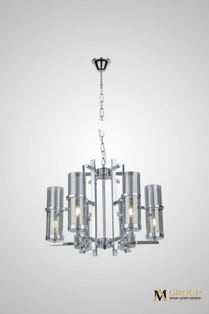 Люстры подвесные — Подвесная люстра AM Group AM273-D6 CH купить в 
