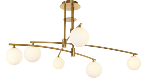 Люстры на штанге — Люстра на штанге MyFar MR1012-6C купить в 