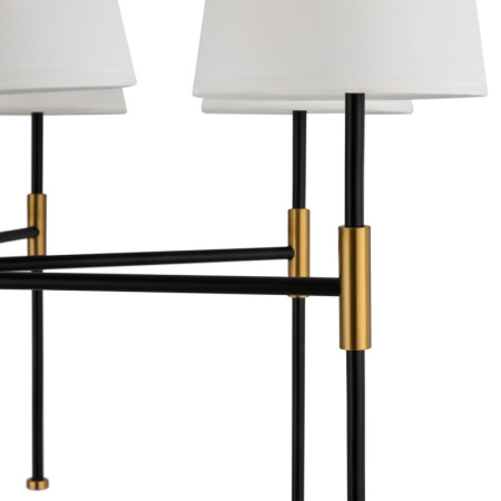 Люстры на штанге — Люстра на штанге Freya FR5196PL-08BBS купить в 