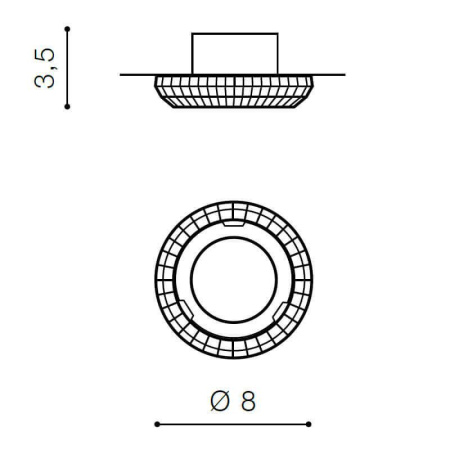 Точечные светильники — Встраиваемый светильник Azzardo Cloe AZ1466 купить в 