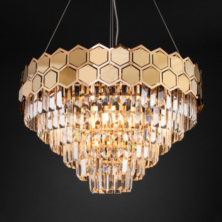Люстры каскадные — Каскадная люстра Eurosvet 10124/8 золото/прозрачный хрусталь Strotskis Smart (10113/8) купить в  Люстры каскадные — Каскадная люстра Eurosvet 10124/8 золото/прозрачный хрусталь Strotskis Smart (10113/8) купить в