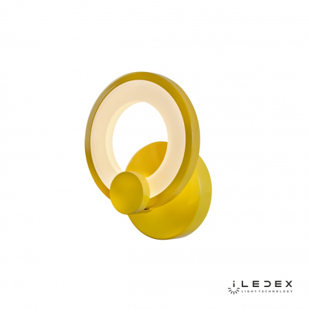 Настенные бра — Настенный светильник iLedex Ring A001/1 Yellow купить в  Настенные бра — Настенный светильник iLedex Ring A001/1 Yellow купить в