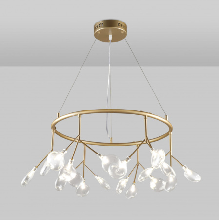 Люстры подвесные — Подвесная люстра Natali Kovaltseva GRACE 75125/18С GOLD SATIN купить в  Люстры подвесные — Подвесная люстра Natali Kovaltseva GRACE 75125/18С GOLD SATIN купить в