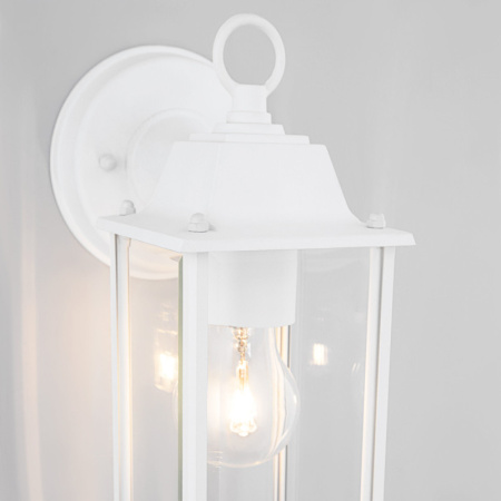 Уличные настенные светильники — Светильник настенный Elektrostandard 1008D BRICK белый купить в 