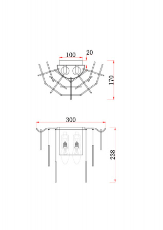 Настенные бра — Бра Freya FR5104WL-02N купить в 