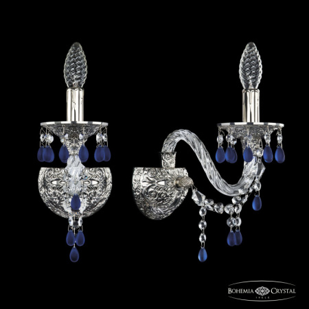 Настенные бра — Бра Bohemia Ivele Crystal 16110B/1/165 Ni V3001 купить в 