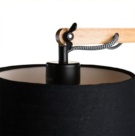 Торшеры и напольные светильники — Торшер ARTE Lamp A5700PN-1BK купить в 