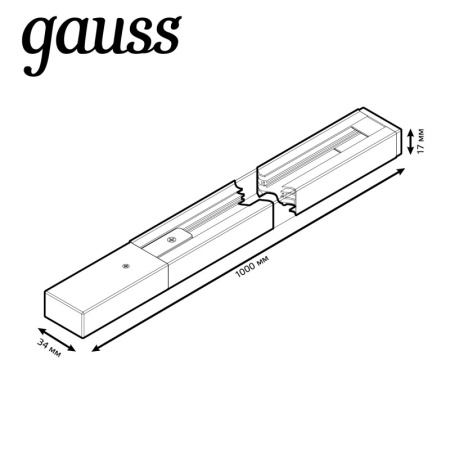Шинопроводы — Шинопровод Gauss TR101 купить в  Шинопроводы — Шинопровод Gauss TR101 купить в
