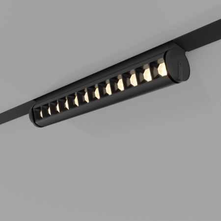 Трековые светильники — Светильник на шине Elektrostandard Slim Magnetic Трековый светильник 12W 4200K Alter (чёрный) 8 купить в 