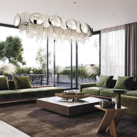 Люстры подвесные — Подвесная люстра Lumien Hall Tesiya LH3055/6PL-CLNL купить в 