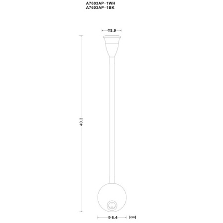 Настенные бра — Бра ARTE Lamp A7603AP-1BK купить в  Настенные бра — Бра ARTE Lamp A7603AP-1BK купить в