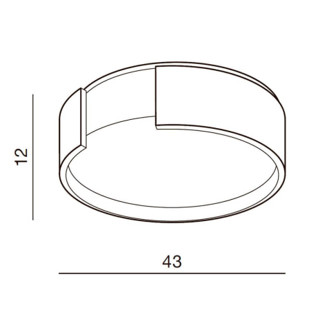 Потолочные светильники — Потолочный светильник Azzardo Pavia 43 AZ2633 купить в 