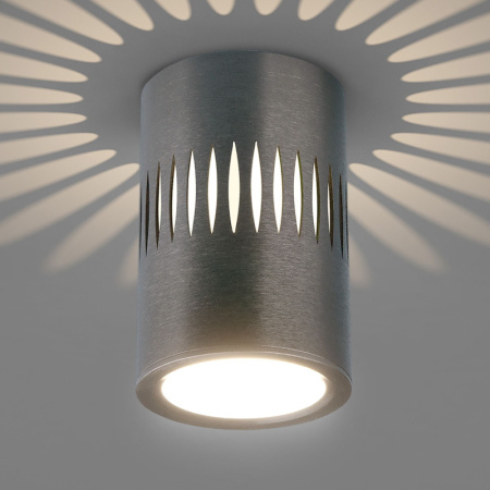 Накладные точечные светильники — Накладной светильник Elektrostandard DLS026 7W 4200К графит купить в 