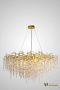 Люстры подвесные — Подвесная люстра AM Group DIAMAND D1200 Gold купить в 