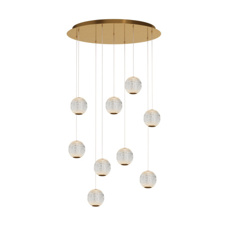 Люстры каскадные — Каскадная люстра Maytoni MOD293PL-L56BS3K купить в 