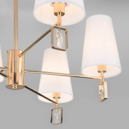 Люстры на штанге — Люстра на штанге Eurosvet 60137/6 золото купить в 