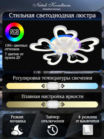 Люстры накладные — Накладная люстра Natali Kovaltseva LED LAMPS 81133 купить в  Люстры накладные — Накладная люстра Natali Kovaltseva LED LAMPS 81133 купить в