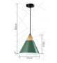 Подвесные светильники — 5310/1H зеленый купить в 