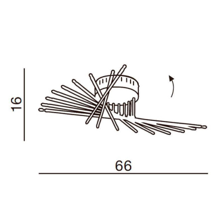 Потолочные люстры — Потолочная люстра Azzardo Spider AZ0048 купить в 