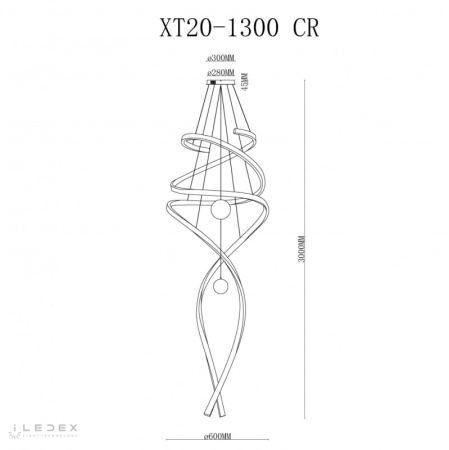 Люстры каскадные — Каскадная люстра iLedex XT20-1300 CR купить в  Люстры каскадные — Каскадная люстра iLedex XT20-1300 CR купить в