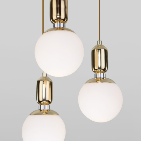 Подвесные светильники — Подвесной светильник Eurosvet 50151/3 золото купить в 