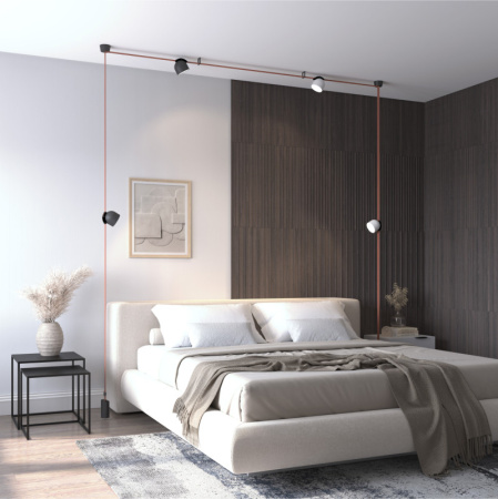 Трековые светильники — Светильник на шине Denkirs DK5542-BK купить в 