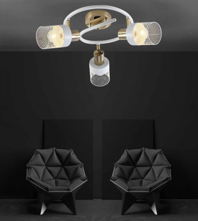 Споты — Спот Seven Fires Felikian SF4704/3CA-FGD-WT купить в  Споты — Спот Seven Fires Felikian SF4704/3CA-FGD-WT купить в