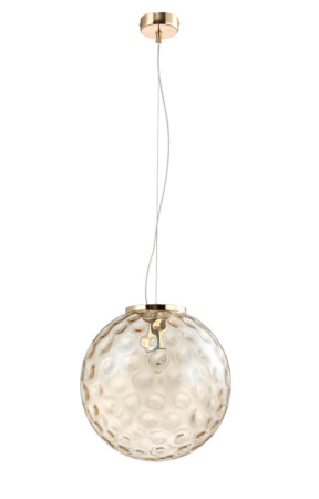 Подвесные светильники — Подвесной светильник Crystal Lux MAYO SP1 D300 GOLD/AMBER купить в 