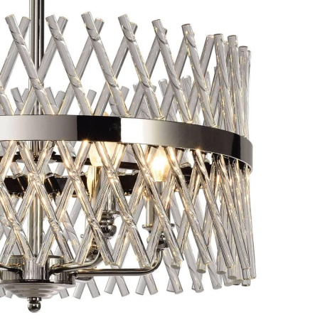 Люстры подвесные — Подвесная люстра Lumien Hall Базиано LH3040/6P-NK-CL купить в 