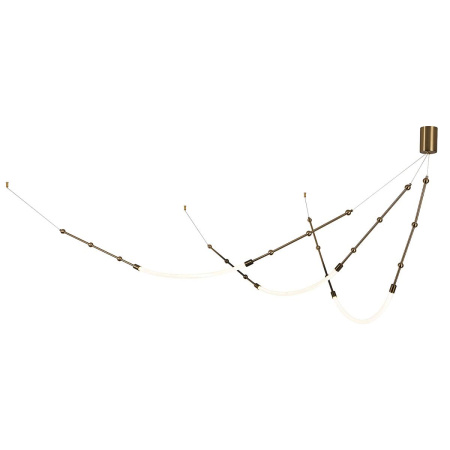 Подвесные светильники — Подвесной светодиодный светильник Indigo Corda 14010/3P Brass V000064L купить в  Подвесные светильники — Подвесной светодиодный светильник Indigo Corda 14010/3P Brass V000064L купить в