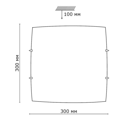 Накладные светильники — Накладной светильник Sonex 2059/CL купить в 