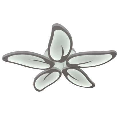 Потолочные люстры — 6891/5 белый купить в 