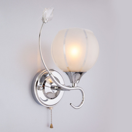 Настенные бра — Бра Eurosvet 3457/1 хром/белый купить в 