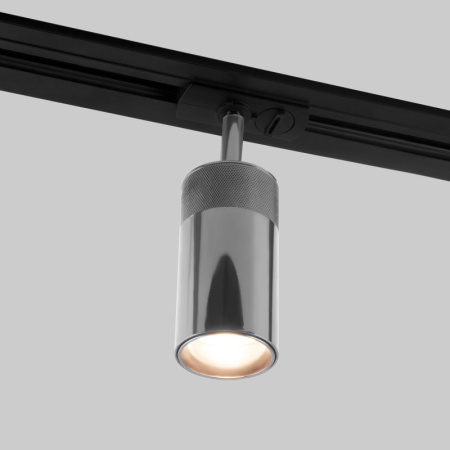 Трековые светильники — Светильник на шине Elektrostandard Riffe никель 9W 4200K (85512/01) однофазный купить в 