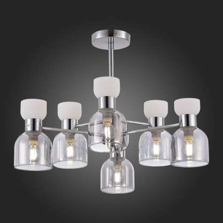 Люстры на штанге — Люстра на штанге Evoluce SLE1045-102-06 купить в 