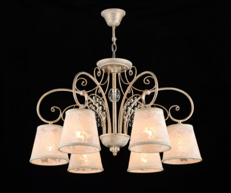 Люстры на штанге — Люстра на штанге Freya FR2406-PL-06-WG купить в 