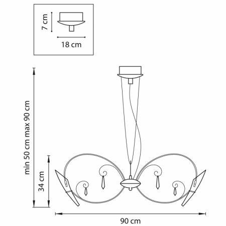 Люстры подвесные — Подвесная люстра Lightstar 755084 купить в 