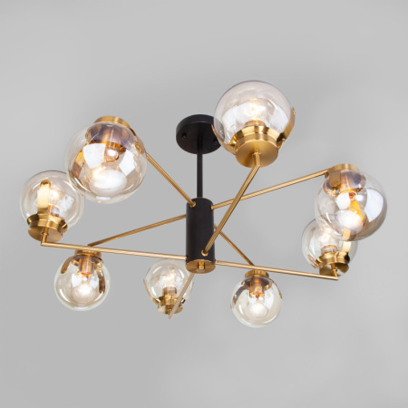 Люстры на штанге — Люстра на штанге Eurosvet 70118/8 черный купить в 