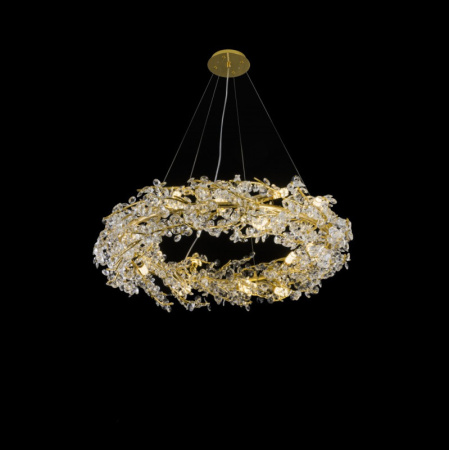 Люстры подвесные — Подвесная люстра iLamp 9065-D1000 GD купить в 