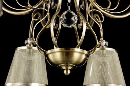 Люстры подвесные — Подвесная люстра Freya FR2405-PL-08-BZ купить в 