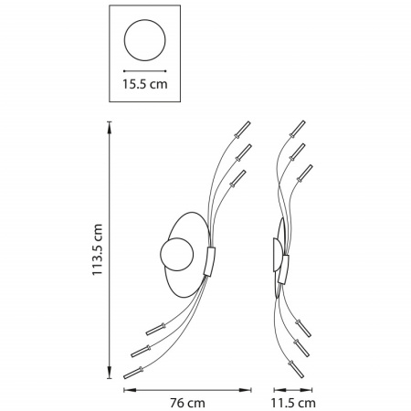 Настенные бра — Бра Lightstar 784666 купить в 