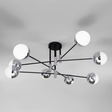 Люстры на штанге — Люстра на штанге Eurosvet 70129/8 хром купить в 