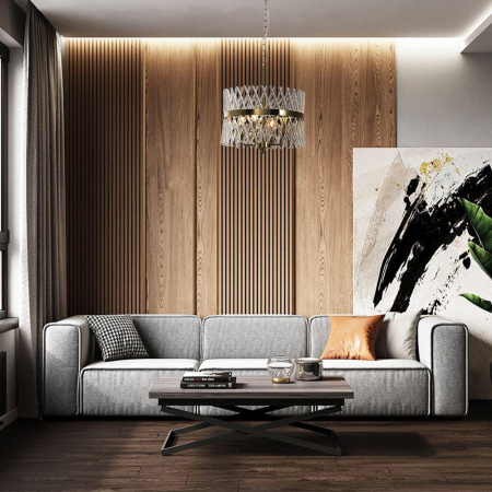 Люстры подвесные — Подвесная люстра Lumien Hall Базиано LH3040/4P-CO-CL купить в 