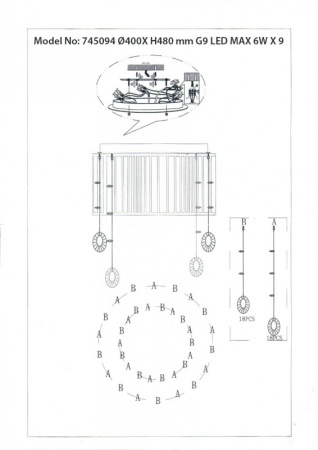Люстры на штанге — Люстра на штанге Lightstar 745094R купить в  Люстры на штанге — Люстра на штанге Lightstar 745094R купить в