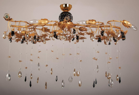 Потолочные люстры — Потолочная люстра Abrasax Irma PL.7502-10GO купить в 