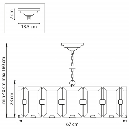 Люстры подвесные — Подвесная люстра Lightstar 713287 купить в 