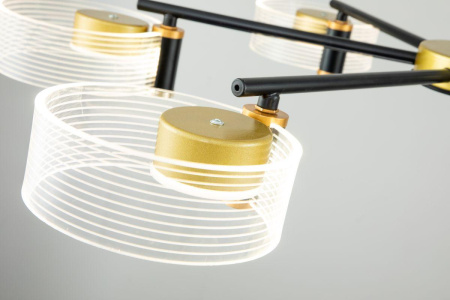 Люстры на штанге — Подвесная светодиодная люстра Escada Cloud 10226/6LED купить в 