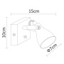 Споты — Спот ARTE Lamp A9189AP-1GY купить в  Споты — Спот ARTE Lamp A9189AP-1GY купить в