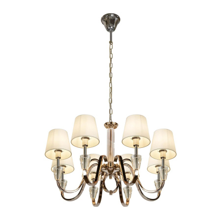 Люстры подвесные — Подвесная люстра iLamp Alesti P2424-8 Nickel купить в 