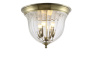 Накладные светильники — Накладной светильник Crystal Lux JUGO PL4 BRONZE/TRANSPARENTE купить в 